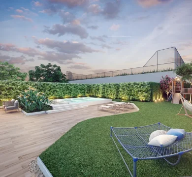 Ilustração Beach House Externo