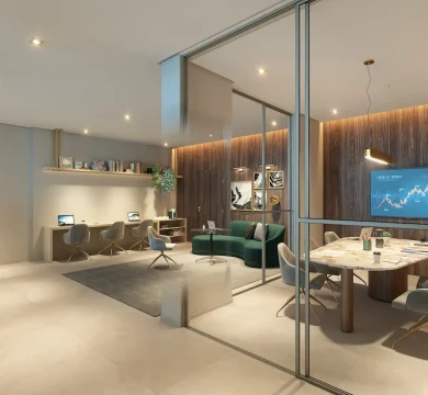 Ilustração Coworking