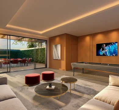 Ilustração Private Pool House Interna