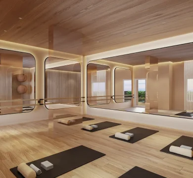 Ilustração Sala de Yoga