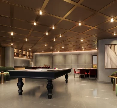 Ilustração Salão de Jogos Adultos